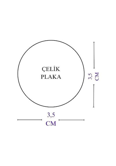 Yaşam Çiçeği Çelik Ön Allah Ayetel Kürsi Arka Felak Nas Ihlas Ara