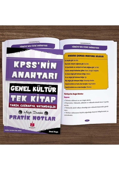 2026 Kpss Anahtar 4'lü Hafıza Teknikleriyle Müzik Destekli Set