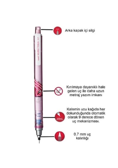 Pin Bilimsel Hes.mak.240 Fonksiyon-uni Kuru Toga 07versatil Pembe
