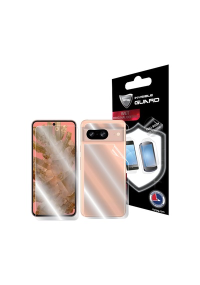 Google Pixel 8 İçin Ipg Hydrogel Tam Kaplama Ekran Ve Arka Koruma