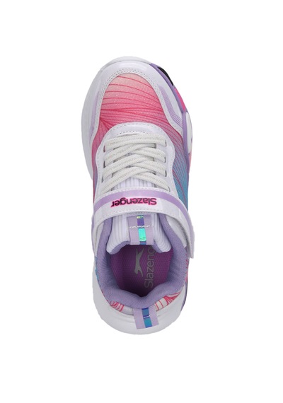 Slazenger Nadıa Kız Çocuk Beyaz / Lila Günlük Spor Ayakkabısı Çok Renkli