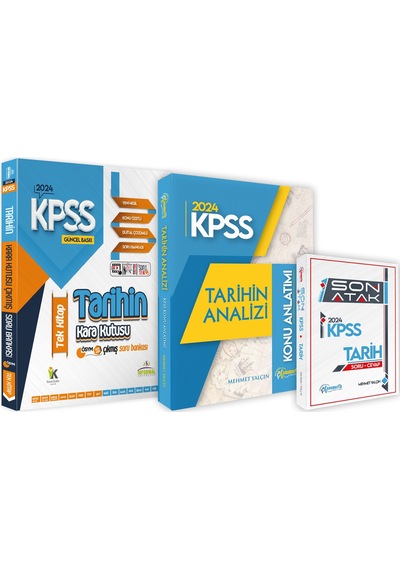 KPSS Tarih 3lü Set Karakutu Ve Anamorfik Yayınları Konu Anlatım-soru Bankası
