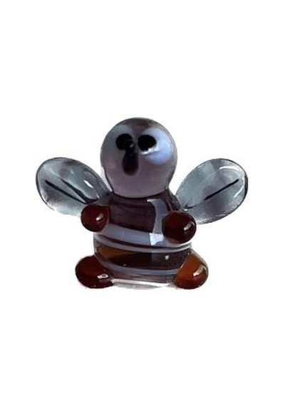 El Yapımı Mini Murano Cam Arı Biblo A122-03