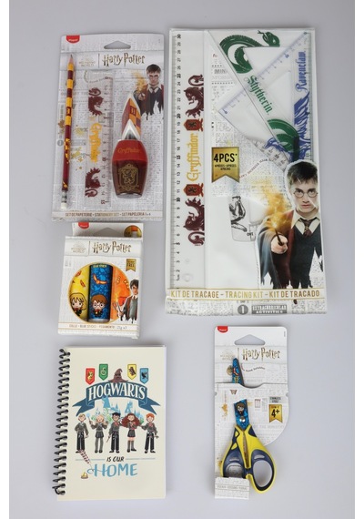 X Dekomus "wizard Icons Collection" Harry Potter Lisanslı Kırtasiye Seti 13 Parça Kırtasiye Seti Cetvel Seti,makas,kurşun Kalem Ve Stick Yapıştırıcı Seti Diğer
