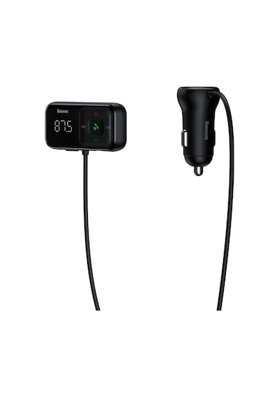 Baseus T-Typed S-16 Fm Transmitter & Araç Şarjı