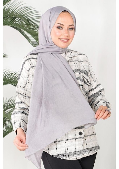 Harem Scarf Amor Şal - Gri - Gri