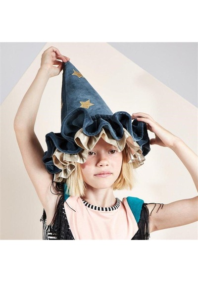 Meri Meri - Pointed Blue Hat - Mavi Cadı Şapkası 0 - 99