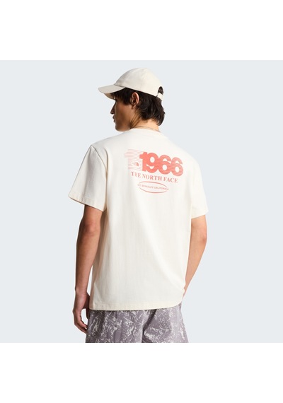 The North Face M Track Relaxed Short Sleeve Tee-graphic Erkek T-shirt-32862 Beyaz