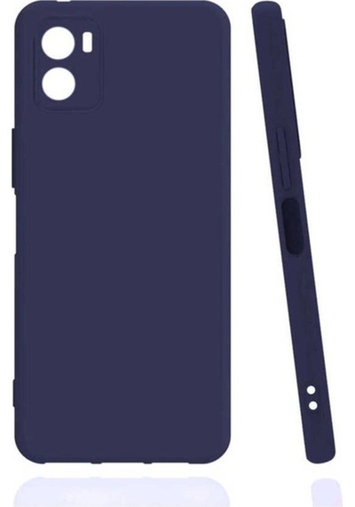 Vivo Y15s Kılıf Zore Biye Silikon Lacivert