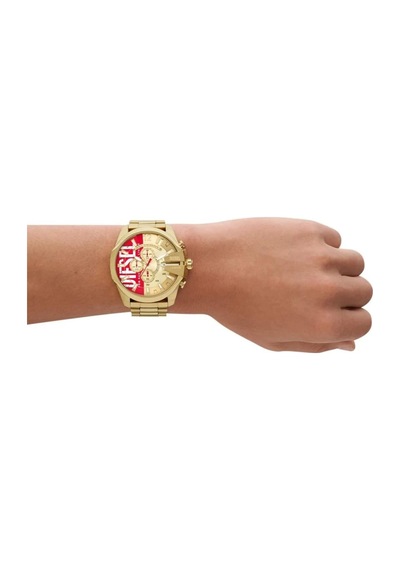 Diesel Dz4642 Quartz Çelik Altın Rengi 10 Atm 51 Mm Erkek Kol Saati