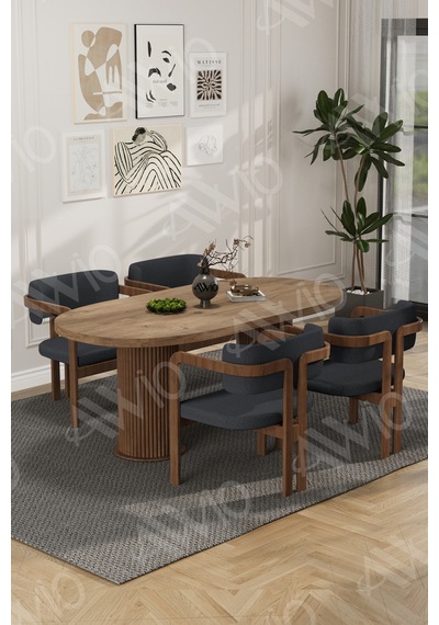 Avvio Brown Serisi Bohem Ayak 4'lü Tokyo Metal Demonte Sandalye 80x140 Masa Sandalye Takımı Akça Masa Sandalye Kahve Kumaş Antrasit Gri Avvio Brown Serisi Bohem Ayak 4'lü Tokyo Metal Demonte Sandalye 80x140 Masa Sandalye Takımı Akça Masa Sandalye Kahve Kumaş Antrasit Gri