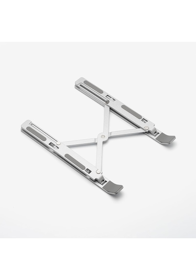 Lexroo Laptop Standı Katlanabilir Çok Fonksiyonlu Metal Silver