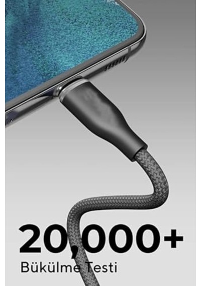 100w Type-c To Type-c Örgülü Hızlı Şarj Ve Veri Aktarım Kablosu / 1.2 Metre / 20v/5a Diğer