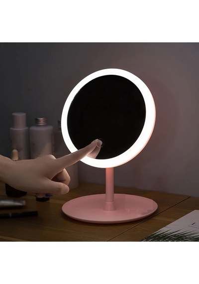 Led Işıklı Dokunmatik Masaüstü Makyaj Aynası