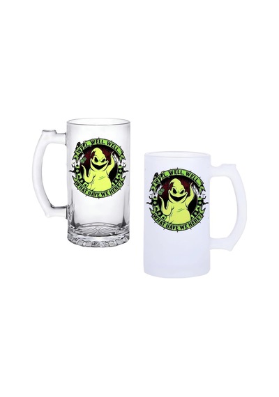 Oogie Boogie Buzlu Ya Buzsuz Seçenekleriyle Bira Bardağı