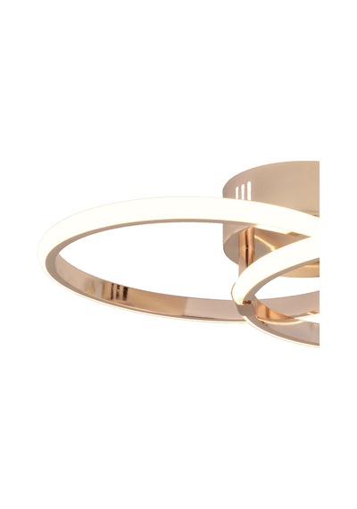 Pl 02 2 Model Gold 3 Renkli Salon Ve Oturma Odası İçin İdeal Alüminyum Avize, 45x10 Gold