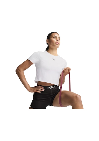 Puma Tad Essential Baby Kadın Beyaz Koşu Tişört 28637 Beyaz