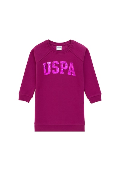 U.s. Polo Assn. Kız Çocuk Fuşya Elbise Örme 50298903-vr023 Fuşya