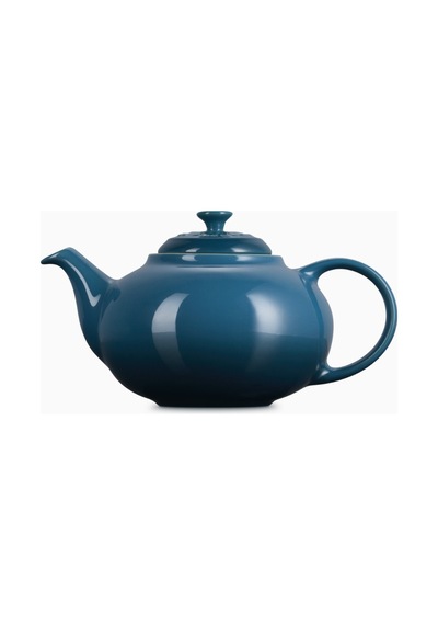 Le Creuset Paslanmaz Çelik Süzgeçli Seramik Çaydanlık, 1.3l Lacivert