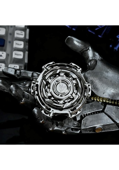 Edc & Yeni Nesil Stres Çarkı Helixforge Stainless Steel Fidget Spinner Premium Çelik Gövde, Ultra Akıcı Mekanik Tasa