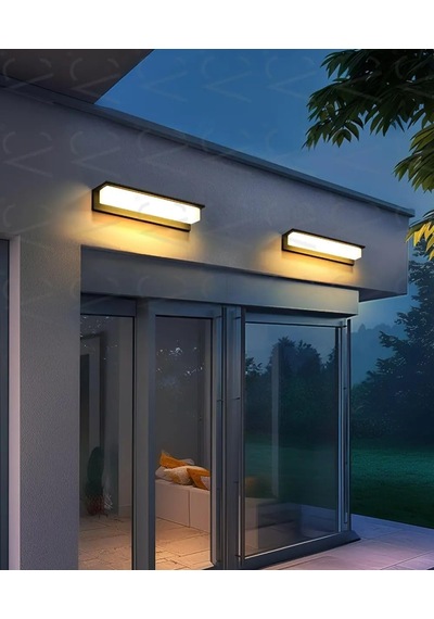 Eos Duvar Aplik 20 Watt Led Lamba, 1800 Lümen 3200 Kelvin Sarı Işık, Banyo, Balkon, Merdiven Du Antrasit