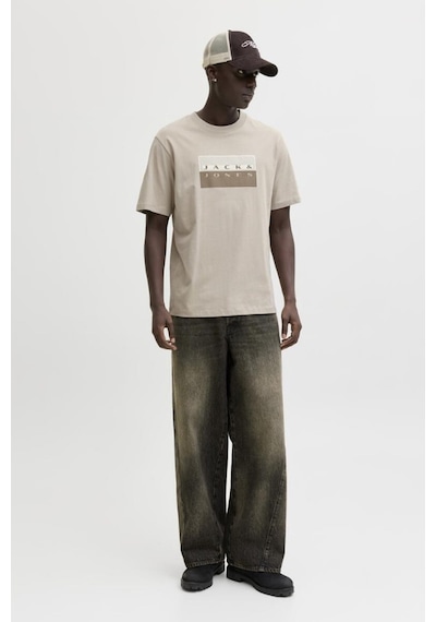 Jack & Jones Jcofusion Erkek Tişört Bej