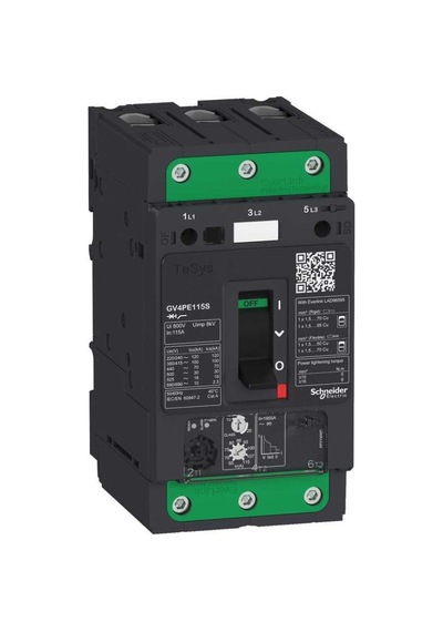 Schneider GV4PE115B Motor Koruma Şalteri 115 A Icu 25kA