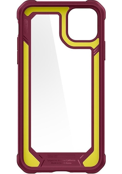 Spigen Apple Uyumlu iPhone 11 Pro İle Kılıf Gauntlet Iron Red