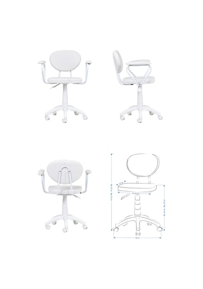 Vilinze Biga Çalışma Ofis Masası Ve Deniz Çalışma Ofis Sandalyesi Set - 60x120 Cm Teddy Beyaz Vilinze Biga Çalışma Ofis Masası Ve Deniz Çalışma Ofis Sandalyesi Set - 60x120 Cm Teddy Beyaz