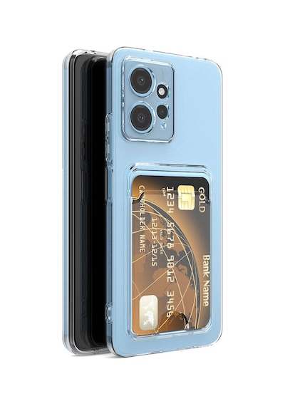 Nourthkiingdom Redmi Note 12 5g Kılıf Kartlıklı Şeffaf Nrtk Setra Clear Silikon Kapak - Renksiz Renksiz