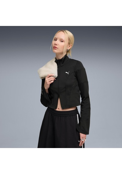 Puma Dare To Slim Track Jacket Kadın Yetişkin Ceket Siyah