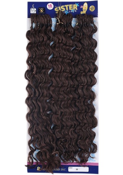 Afro Dalgası / Koyu Kahve 33 - Elwm-462578 Çok Renkli