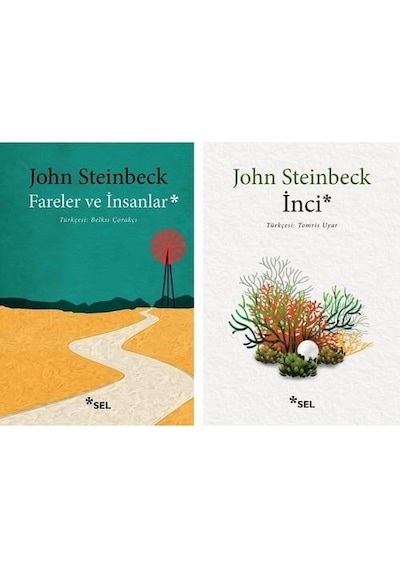 John Steinbeck Fareler ve Insanlar + Inci 2 Kitap Set