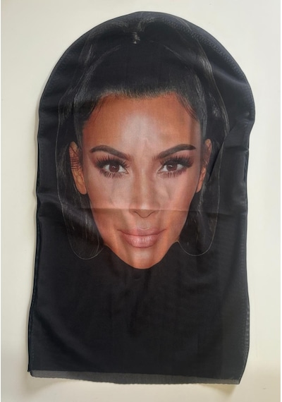 Kim Kardashian 3 Boyutlu Nefes Alabilen Ünlü Maskesi