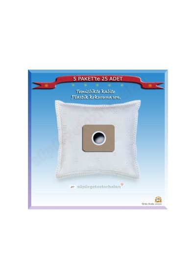 S 4018 Kelebek Süpürge Toz Torbası 25 Adet 201220