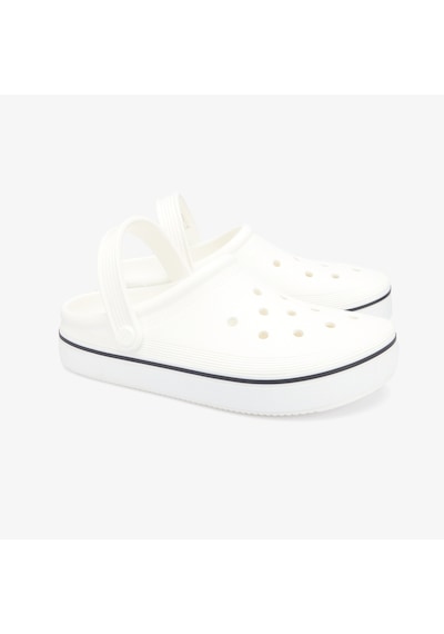 Crocs Off Court Unisex Beyaz Terlik Düz 208371