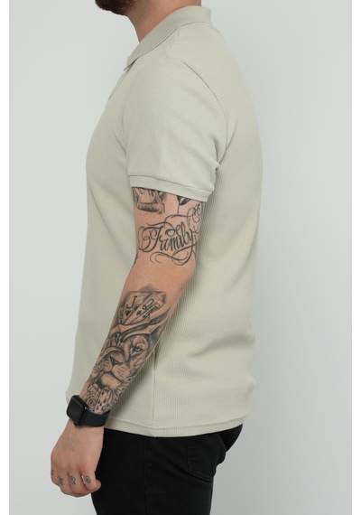 Hscstore Erkek Taş Tişört - 8423-taş Taş