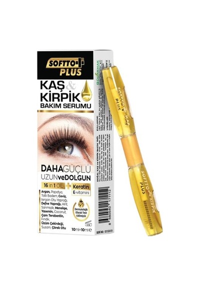 Softto Plus Kaş Kirpik Bakım Serumu 10+10 Ml. 01