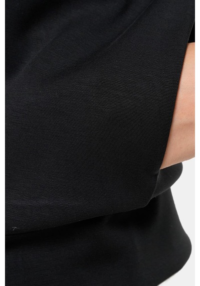 Guess Kadın Olympe Full Kapüşonlu Fermuarlı Sweatshirt - Siyah Siyah