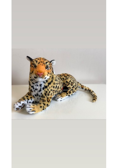 Sesli Kükreyen Leopar Peluş 40 cm