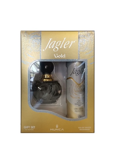 Jagler For Women Gift Set Gold Deodorant 60 Ml + 150 Ml