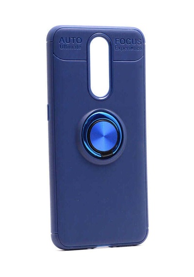 Oppo Rx17 Pro Kılıf Zore Ravel Silikon Kapak Mavi
