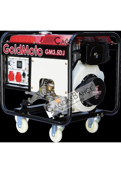 Goldmoto Gm4.5Dj Dizel Marşlı Jeneratör 4.5 Kw Monofaze