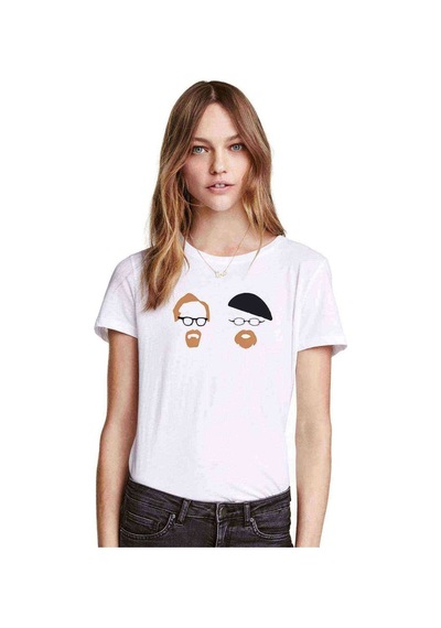 Silhouette Mythbusters Kadın Beyaz Tshirt