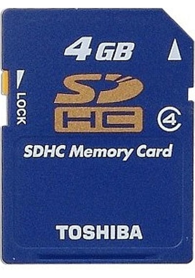 Toshiba 4 GB Class 4 SDHC SD Hafıza Kartı