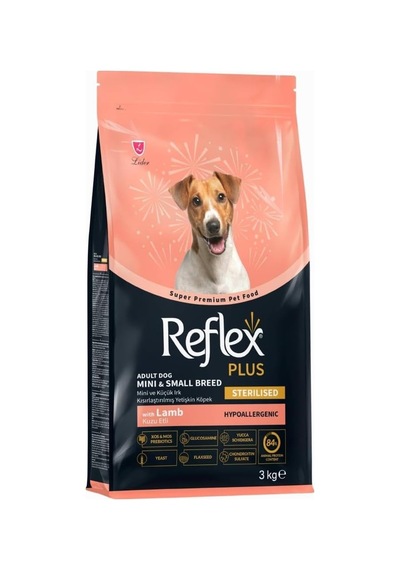 Plus Kuzu Etli Mini Irk Kısırlaştırılmış Yetişkin Köpek Maması 3 Kg