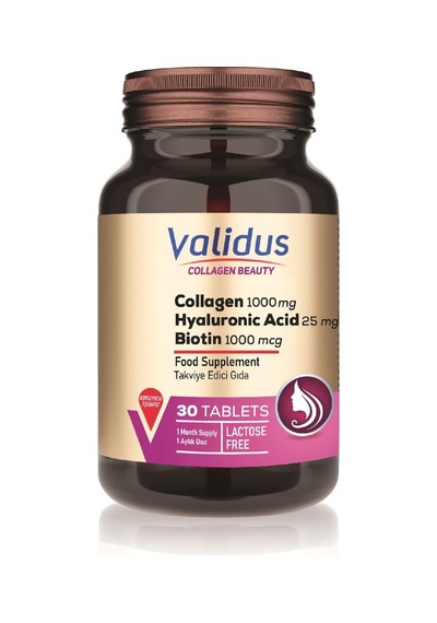 Collagen 1000 Mg + Resveratrol + Hyaluronic Acid 30 Tablets