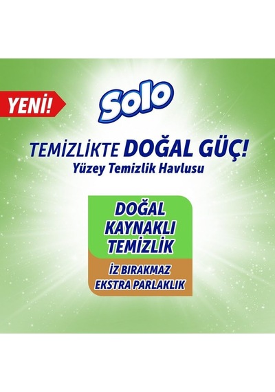 Solo Yüzey Temizleme Mendili Üçlü Set 300 Yaprak 100'lü 3 Paket
