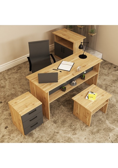 KALENDER DEKOR MERKÜR-1-2-3-4 OFİS BÜRO MASASI TAKIMI MRK06