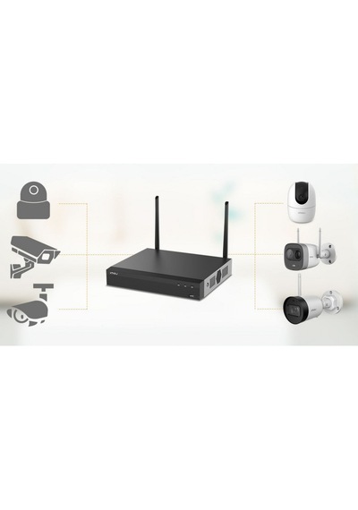 Imou 8 Kanal Wifi Nvr / Ethernet - 2x2 Mımo - Hdmı, Vga - 8 Tb Hdd Desteği - Kablolu 40 Mbps , Wifi 16 Mbps - Onvıf - Bulut Hizmeti